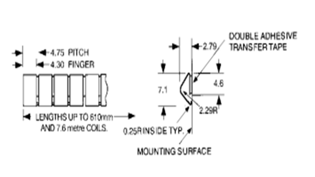 ECP 622 Beryllium Copper Strip Pressure Sensitive Mounting - Image 5