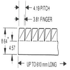 ECP 697 Beryllium Copper Strip Pressure Sensitive