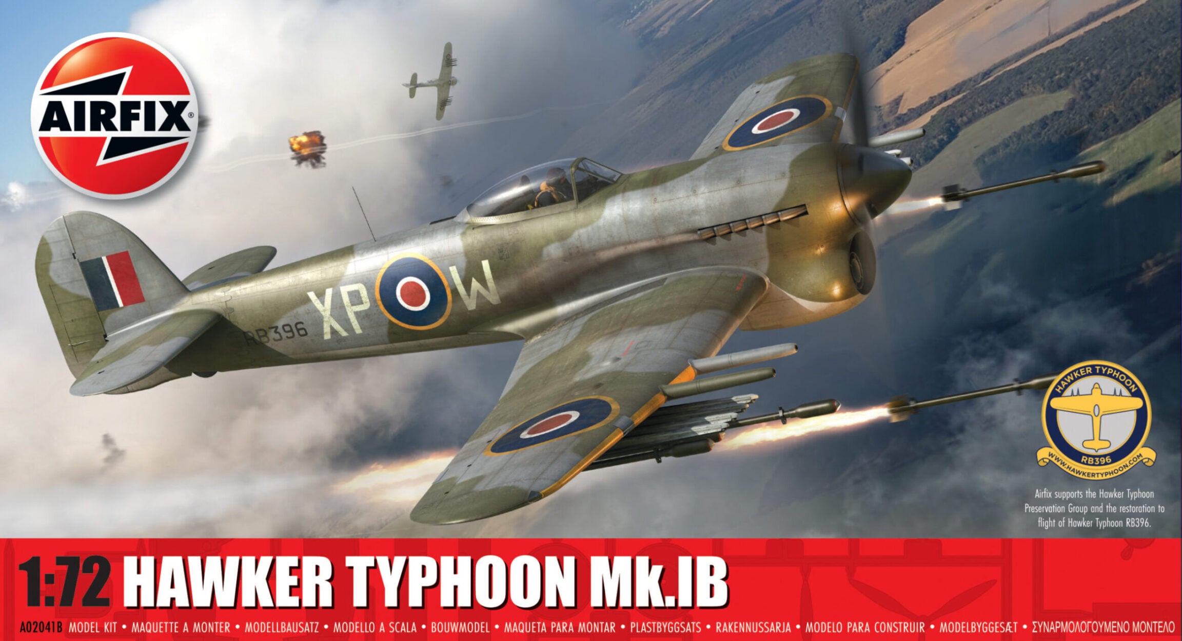 Airfix A02041B Hawker Typhoon Mk.IB