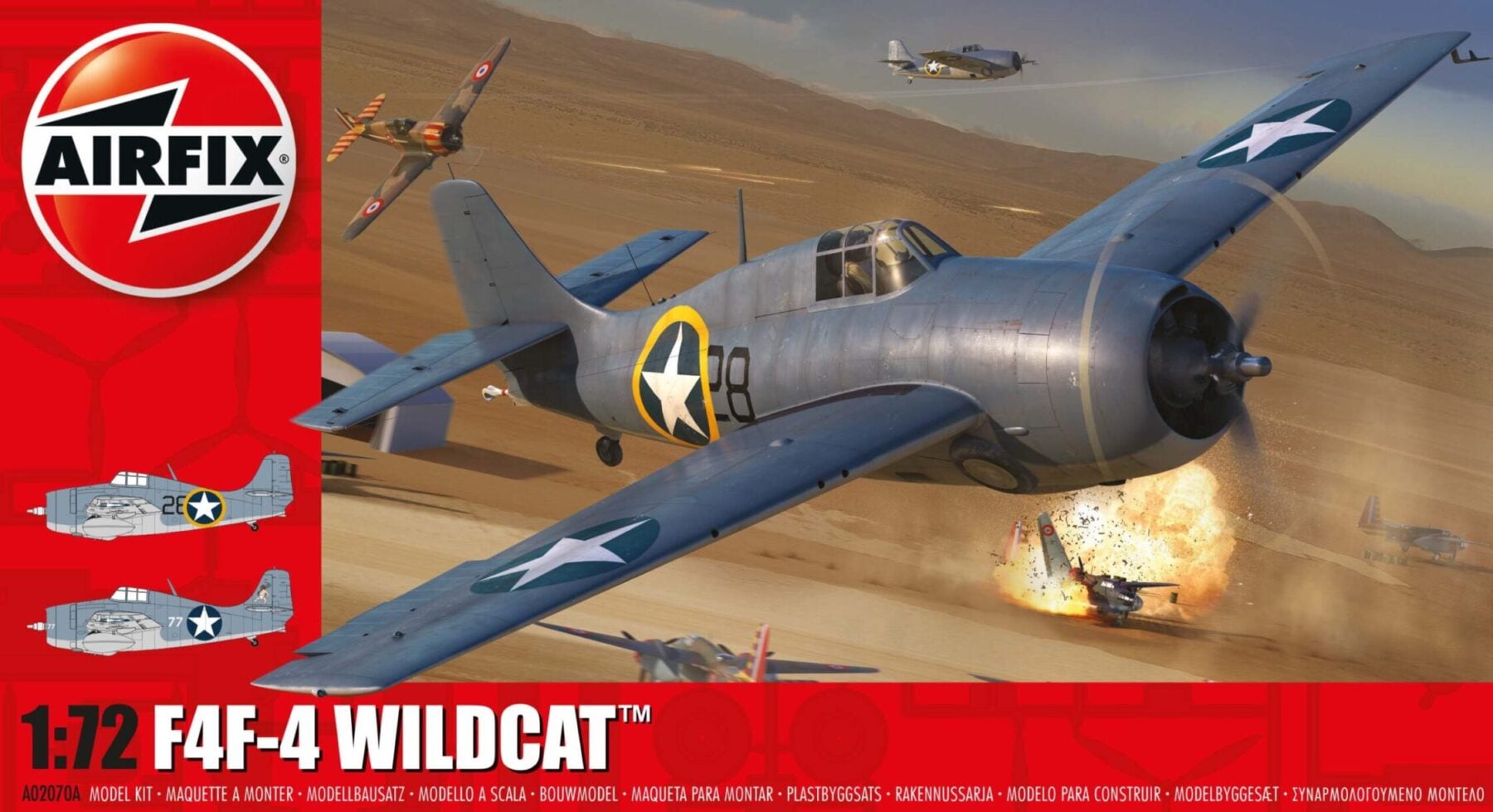Airfix A02070A Grumman F4F-4 Wildcat