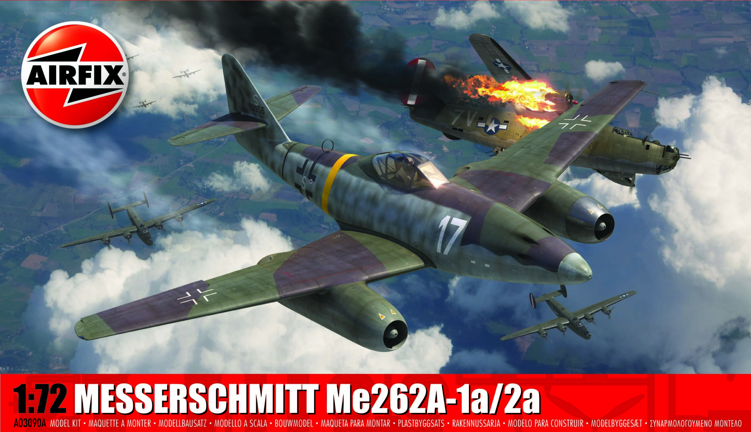 Airfix A03090A Messerschmitt Me262A-1a/2a