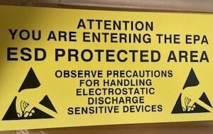ECP 8120B EPA Entry Sign 60x30mm