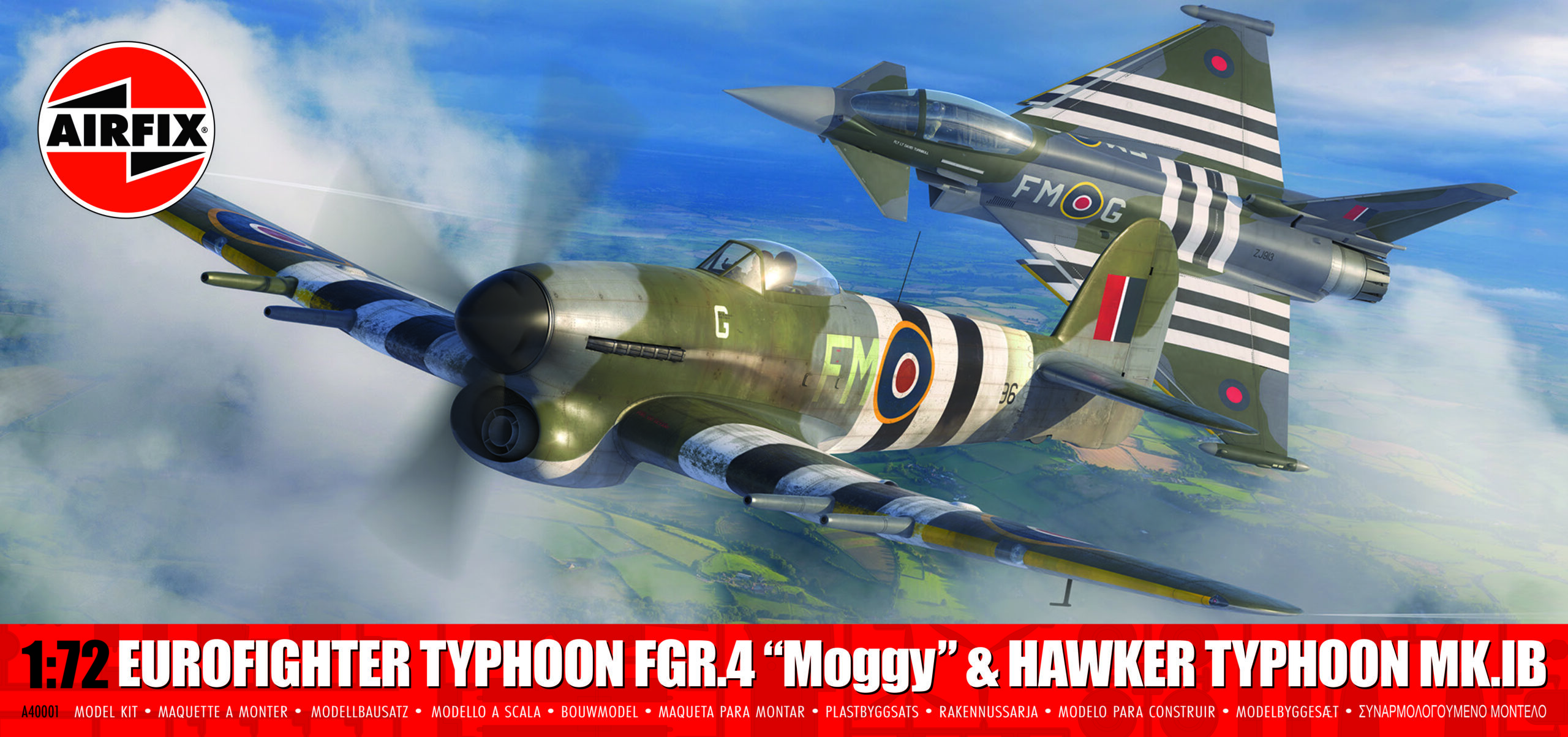 Airfix A40001 Eurofighter Typhoon FGR.4 + Hawker Typhoon Mk.Ib