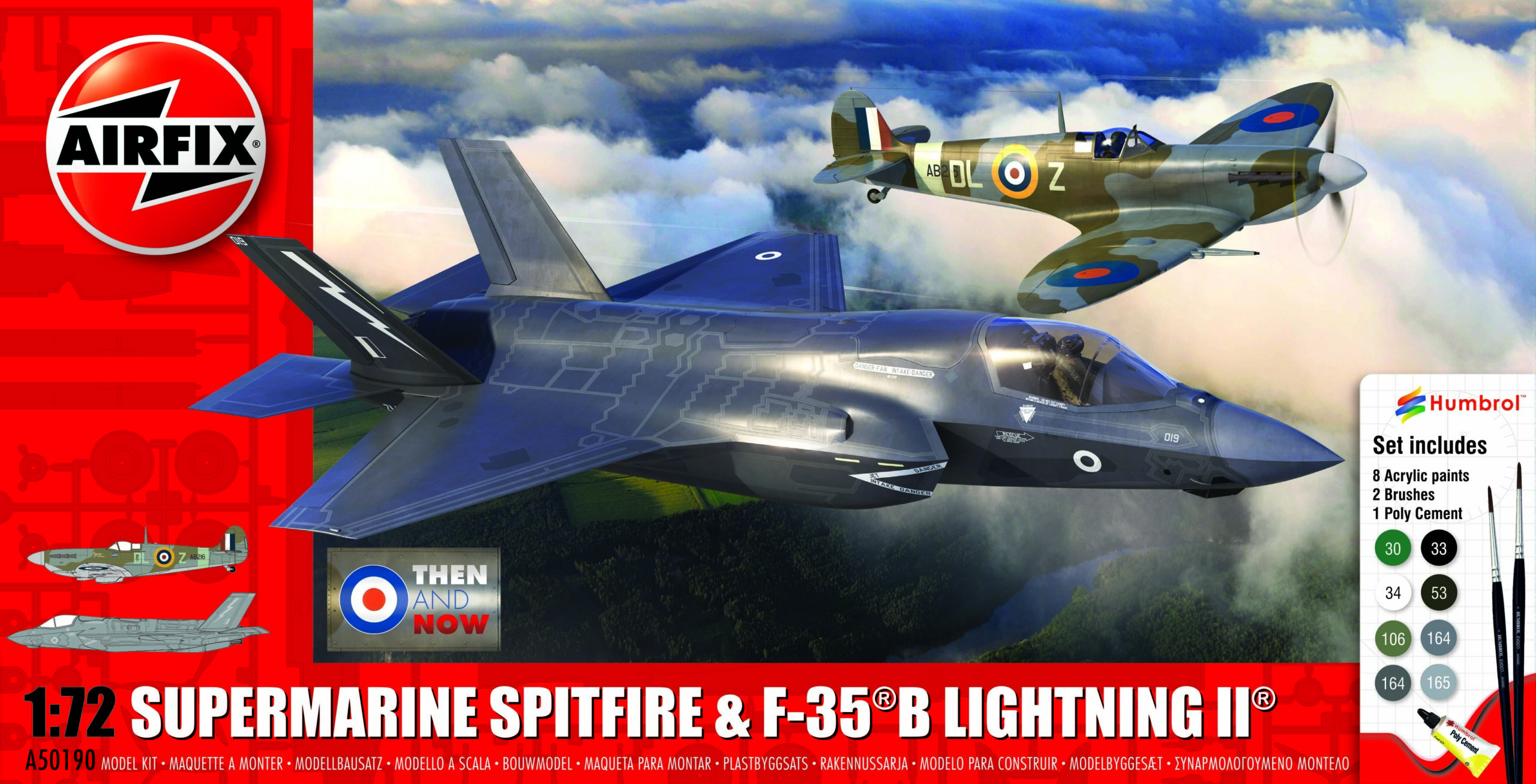Airfix A50190 'Then and Now' Spitfire Mk.Vc & F-35B Lightning II