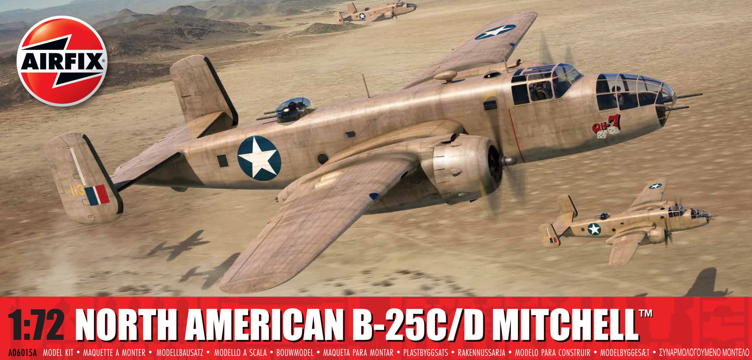 Airfix A06015A North American B-25C/D Mitchell