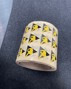 ECP 1562/2525 25mm ESD Plug Warning Label