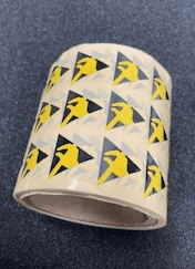 ECP 1562/2525 25mm ESD Plug Warning Label
