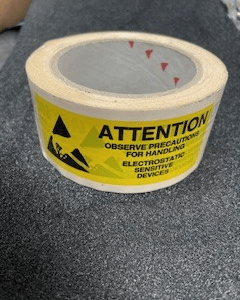 ECP 1562/TAPE 95 x 40mm ESD Plug Warning Tape