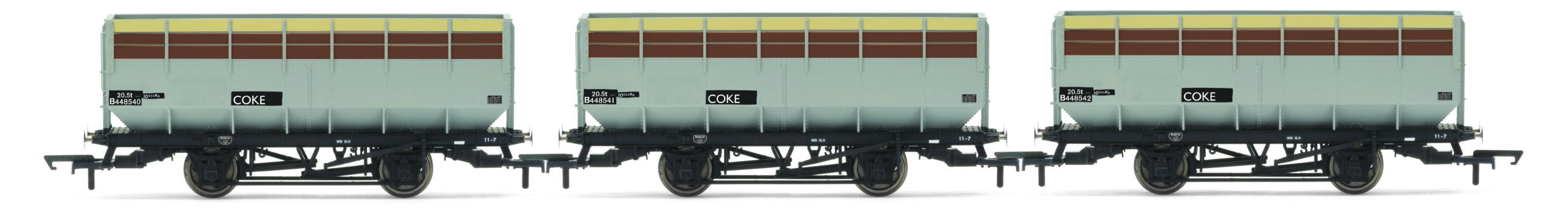Hornby R60255 BR 20T Coke Hopper Wagon  Triple Pack