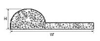 480-0120-0040SFG Fabric Over Foam Gasket - Image 2